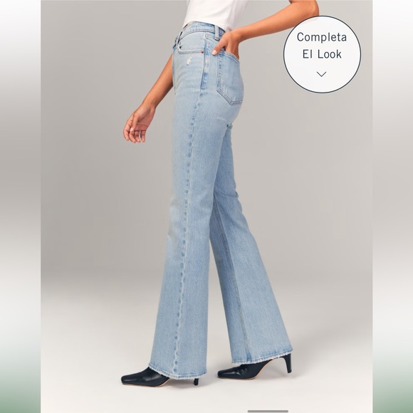 Abercrombie & Fitch Denim - ABERCROMBIE High Rise Vintage Flare Jean. On-trend 70's-inspired